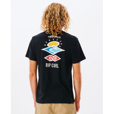 Rip Curl t-shirt con stampa dietro